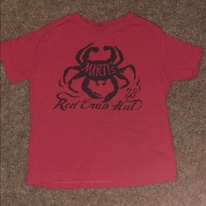 Red toddler boys Chaps Tee
